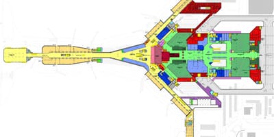 Aeroportul internațional kuweit terminal hartă