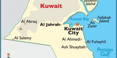 Kuweit hartă completă